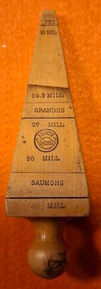 Antieke maaswijdtemeter jaren '20, Antiek en Kunst, Ophalen of Verzenden