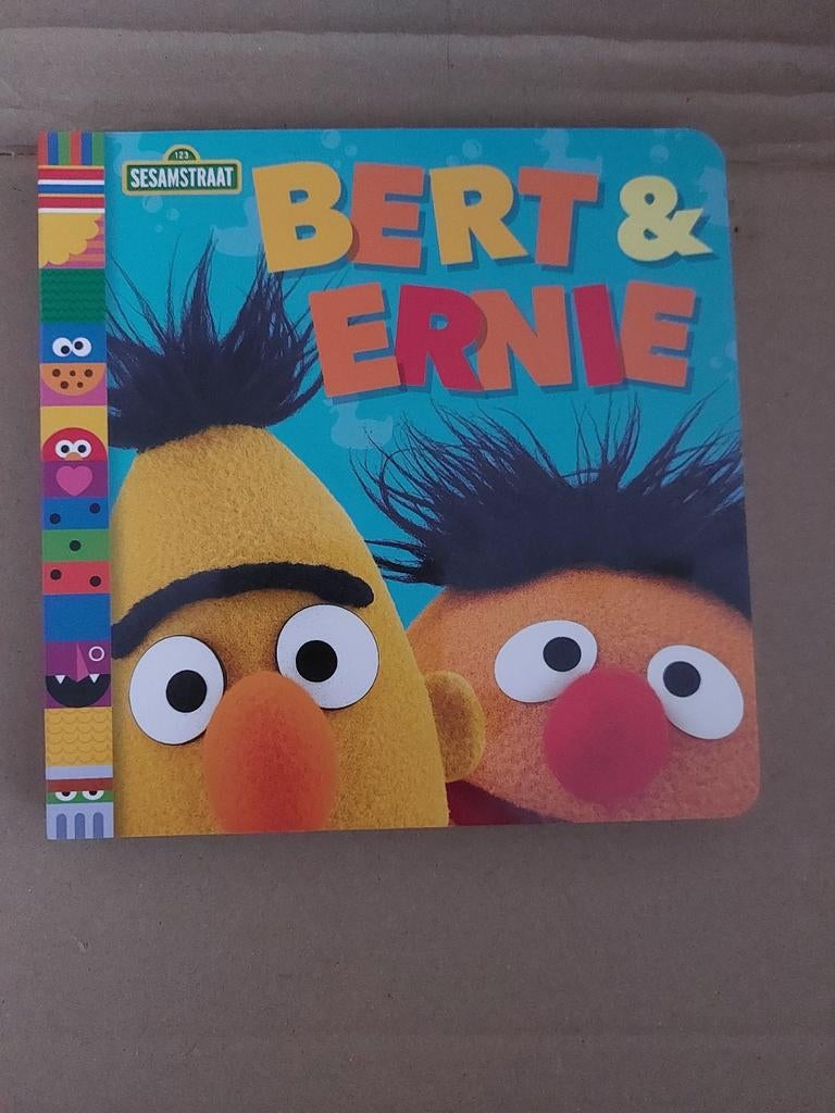 Bert & Ernie Boek - Sesamstraat, Boeken, Ophalen of Verzenden, Sesamstraat, Zo goed als nieuw, Uitklap-, Voel- of Ontdekboek