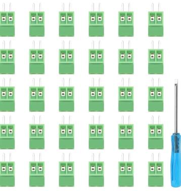YIXISI 30 stuks 2,54 mm PCB-schroefklemmenblok beschikbaar voor biedingen