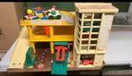 Vintage Fisher-Price Garage met Autootjes, Ophalen of Verzenden