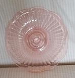 Glazen schaal , rose , Ø 20,5 cm, Huis en Inrichting, Glas, Rond, Ophalen of Verzenden, Zo goed als nieuw