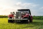 MG TD 1952 Rood, Auto's, MG, Achterwielaandrijving, 4 cilinders, Cabriolet, Bruin