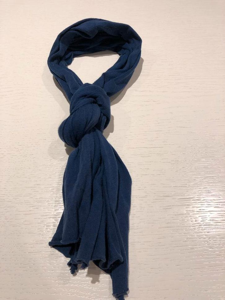 blauwe dunne katoenen sjaal maat 74 IMPS&ELFS, Kinderen en Baby's, Kinderkleding | Mutsen, Sjaals en Handschoenen, Zo goed als nieuw