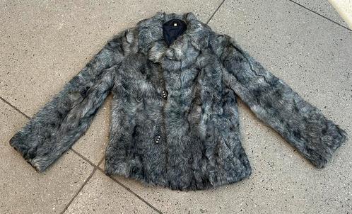 Vintage bontjas jaren 44-50 van oma.maat 38, Kleding | Dames, Jassen | Winter, Zo goed als nieuw, Maat 38/40 (M), Bruin, Ophalen of Verzenden