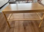 Bamboe tafeltje (salon of bijzettafel), Huis en Inrichting, Tafels | Bijzettafels, Ophalen, Minder dan 55 cm, Rond, Zo goed als nieuw