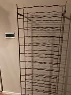 Wijnrek voor 75 flessen - wijnrood, Ophalen, Gebruikt, 25 flessen of meer, Metaal