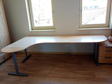 Bureau Ikea eikenhout 