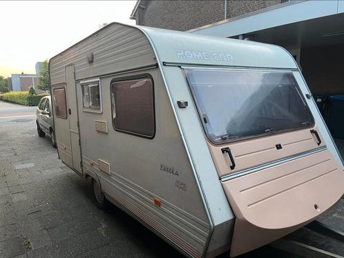Home-Car Eureka 43 met Gerjak voortent en luifel, Caravans en Kamperen, Caravans, Particulier, tot en met 4, Treinzit, Home-car