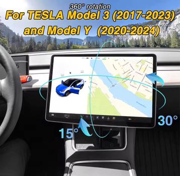 Tesla Model 3/Y Scherm Roterende Houder Swivel Tilt beschikbaar voor biedingen