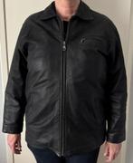 Te koop leren heren jas, Ophalen of Verzenden, Zo goed als nieuw, Maat 48/50 (M), Bruin