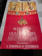 Vintage Poster Europalia 87 Osterreich , Schatten van het Gu, Verzamelen, Ophalen of Verzenden, Gebruikt, Rechthoekig Staand