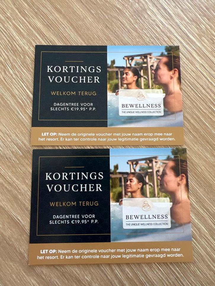 Bewelness kortingsvoucher, Tickets en Kaartjes, Kortingen en Cadeaubonnen, Eén persoon, Spa of Sauna, Kortingsbon