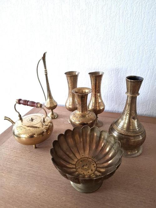 Koperwerk India vakmanschap, Antiek en Kunst, Antiek | Koper en Brons, Koper, Verzenden