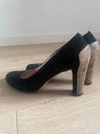 Hakken/pumps Lilian maat 39 zwart suede, Pumps, Zwart, Ophalen of Verzenden, Gedragen