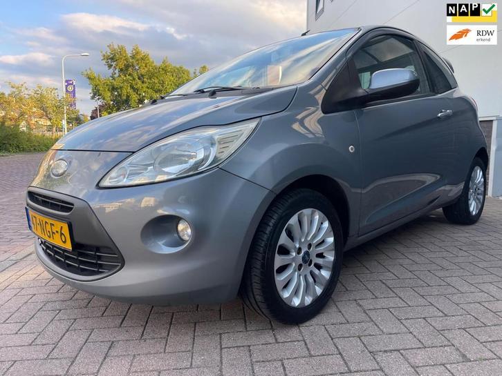Ford Ka 1.2 Titanium X /Airco/1eigenaar/Aux/Goed-onderhouden, Auto's, Ford, Bedrijf, Te koop, Ka, ABS, Airbags, Airconditioning