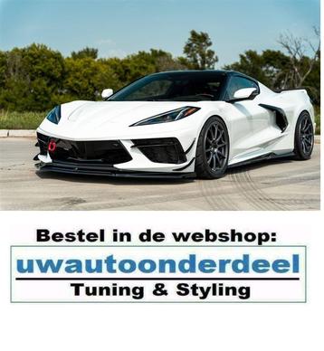 Maxton Design Chevrolet Corvette C8 Spoiler Splitter Lip beschikbaar voor biedingen