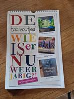 Taalvoutjes verjaardagskalender, Ophalen, Maandkalender, Nieuw
