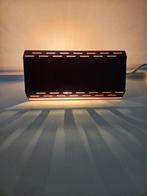 Vintage Bordeaux Rode Bedlamp, Ophalen of Verzenden, Gebruikt, Metaal, Retro