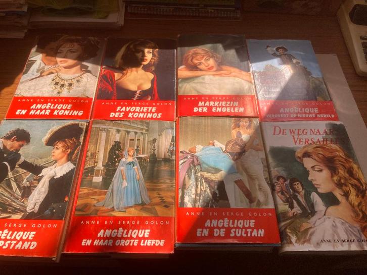 T.K. nog 7 delen van Angelique door Anne en Serge Golon, Boeken, Romans, Gelezen, Europa overig, Ophalen of Verzenden