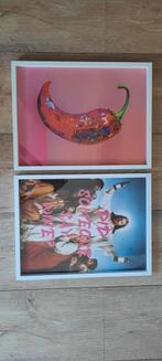Twee ingelijste prints, Ophalen, Minder dan 50 cm, Minder dan 50 cm, Print