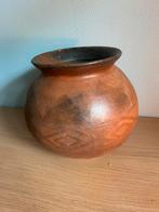 Vintage Indiase terracotta waterpot, Ophalen, Overige kleuren, Aardewerk of Porselein, Zo goed als nieuw