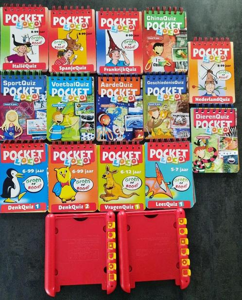 pocket loco 2 houders + 14 boekjes, Kinderen en Baby's, Speelgoed | Educatief en Creatief, Gebruikt, Ophalen of Verzenden