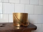 vintage 60s ijsemmer drankkoeler goud mid century regency, Verzenden