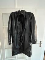Versace sport leren jas, Ophalen, Maat 52/54 (L), Zwart, Gedragen