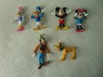 6 Disney poppetjes Donald,Katrien .Micky Minnie,Goofy.Pluto, Verzamelen, Donald Duck, Gebruikt, Ophalen of Verzenden, Beeldje of Figuurtje