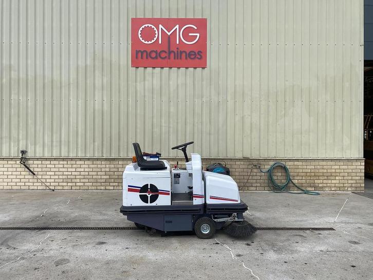 2010 Dulevo 1100 EH, Veegmachine, Hoogkieper, Zakelijke goederen, Machines en Bouw | Onderhoud en Reiniging