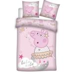 Peppa Pig Dekbedovertrek 140 x 200 cm - Tutu, Kinderen en Baby's, Kinderkamer | Beddengoed, Meisje, Dekbedovertrek, Nieuw, Ophalen of Verzenden
