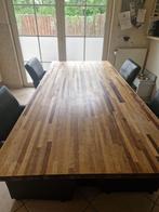 houten tafel, Ophalen, Gebruikt, Teakhout, 200 cm of meer