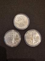 3x 1oz liberty silver eagle 2013 999, Postzegels en Munten, Munten | Amerika, Zilver, Ophalen of Verzenden, Losse munt, Noord-Amerika