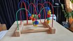 Houten kralenspiraal met vrolijke kleuren, medium - Hout spe, Ophalen, Zo goed als nieuw, Overige typen