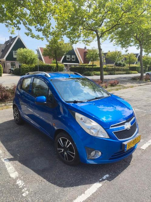 Chevrolet Spark 1.0 Bifuel 2011 Blauw, Auto's, Chevrolet, Spark, Benzine, B, Hatchback, Handgeschakeld, Origineel Nederlands, Blauw