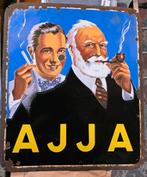 Ajja prachtig emaille bord, Verzamelen, Ophalen of Verzenden, Zo goed als nieuw, Reclamebord
