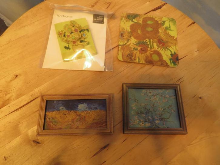 vincent van Gogh items, magneten kaarten onderzetter, Hobby en Vrije tijd, Overige Hobby en Vrije tijd, Nieuw, Ophalen of Verzenden