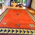 Perzisch tapijt handgeknoopt Gabbeh Oosters kleed, 200 cm of meer, Ophalen of Verzenden, Zo goed als nieuw, 200 cm of meer