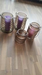 Windlicht, Ophalen of Verzenden, Zo goed als nieuw, Hout, 25 tot 50 cm