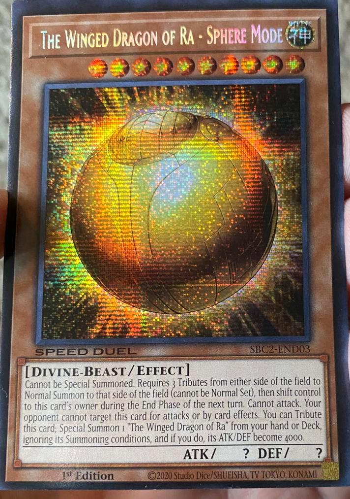 Yu-Gi-Oh! The Winged Dragon of Ra - Spere Mode SBC2 1st !, Hobby en Vrije tijd, Verzamelkaartspellen | Yu-gi-Oh!, Zo goed als nieuw