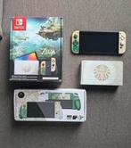 Nintendo Switch Oled - Zelda edition /nieuwstaat inc. grip, Spelcomputers en Games, Spelcomputers | Nintendo Switch Lite, Ophalen of Verzenden