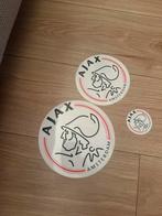 3 ajax sticker 17,5 / 13 en 6 cm, Verzamelen, Ophalen of Verzenden, Zo goed als nieuw, Ajax, Poster, Plaatje of Sticker