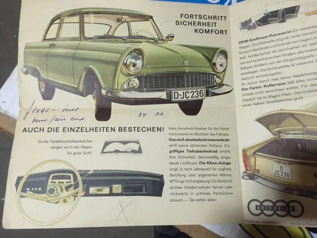 DKW Junior originele autofolder '60 '62, Boeken, Auto's | Folders en Tijdschriften, Zo goed als nieuw, Overige merken, Ophalen of Verzenden