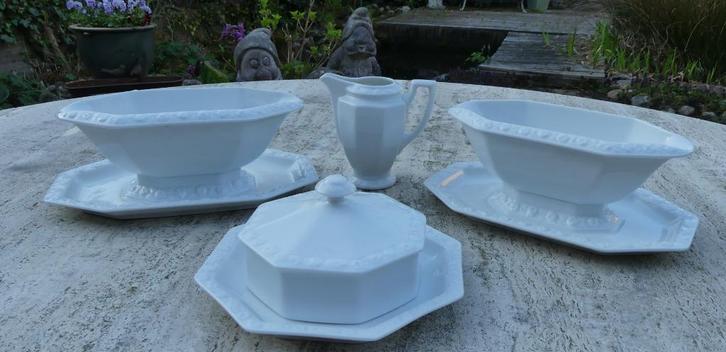 Rosenthal Maria Weiss Botervloot 2 x Sauskom + Melkkannetje, Huis en Inrichting, Keuken | Servies, Nieuw, Bord(en), Wedgwood, Aardewerk
