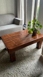 Salontafel massief eiken, Ophalen, 100 tot 150 cm, 50 tot 100 cm, Zo goed als nieuw