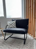 Zwarte fauteuil, Ophalen, Gebruikt, Minder dan 75 cm, Stof