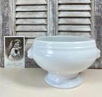 Vintage Franse witte terrine met leeuwenkopjes, Antiek en Kunst, Ophalen of Verzenden