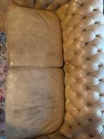 Chesterfield leren bank 2,5 zits, Huis en Inrichting, Banken | Bankstellen, Ophalen, Gebruikt, Chesterfield, Driepersoons