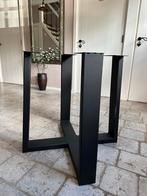 Tafelonderstel Zwart Metaal 73cm hoog, Tafelpoot, 100 tot 150 cm, Rond, Nieuw