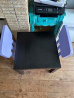 Two purple ikea child chairs with table., Ophalen, Gebruikt, Overige typen